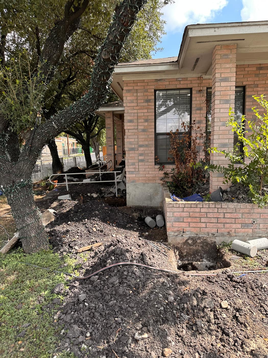 Maintaining a foundation affected by tree roots and soil movement