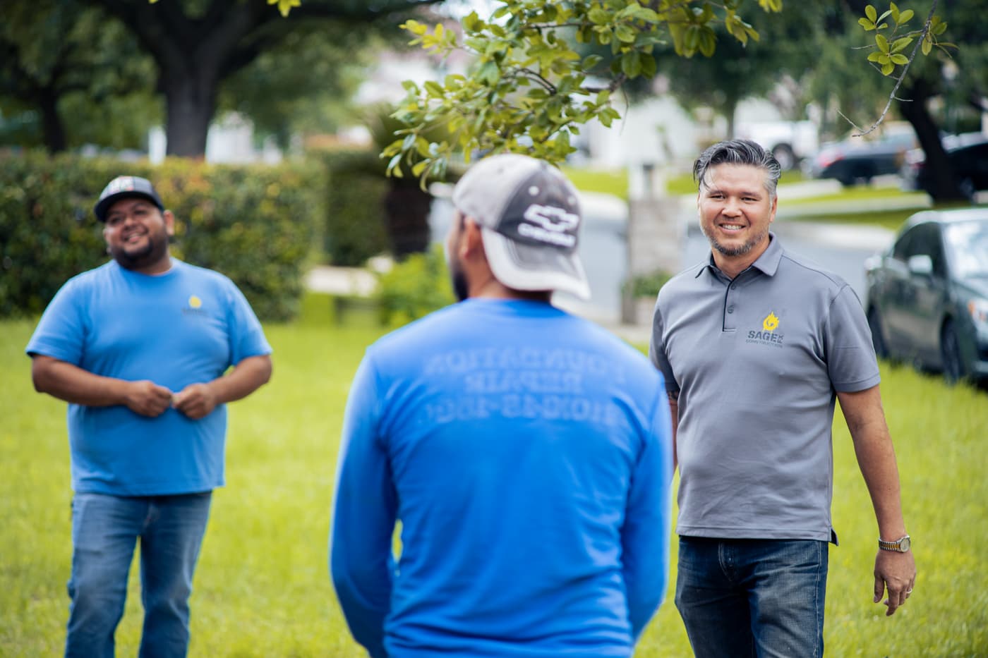 Sage FX crew on a San Antonio job site