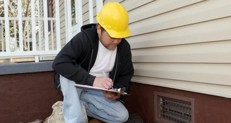 Foundation Inspection Being Conducted In San Antonio