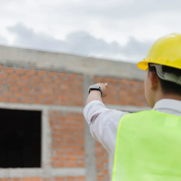 An image showing a house with a newly repaired foundation.