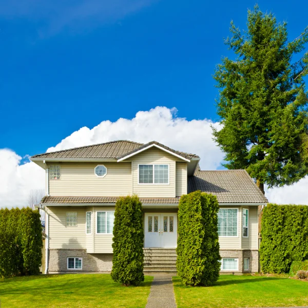 An image showing a house with a stable foundation and increased property value.