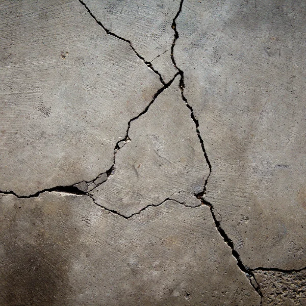 An image of visible cracks in walls or floors in a San Antonio home.