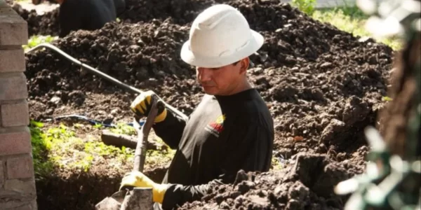 An Image Showing Sage FX Foundation & Construction Team Working On A Foundation Repair In San Antonio, TX.