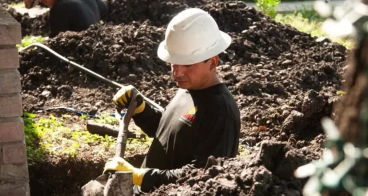 An Image Showing Sage FX Foundation & Construction Team Working On A Foundation Repair In San Antonio, TX.