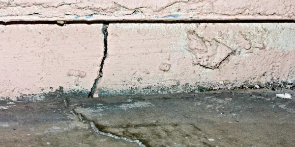 An Image Showing Foundation Cracks And When To Worry In San Antonio, TX, And Greater Austin Area.