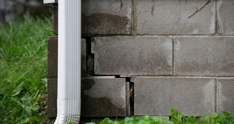 An Image Showing A House With Foundation Issues In San Antonio, TX.