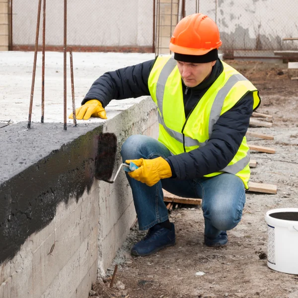 An image of experienced foundation repair technicians at work in the San Antonio region.