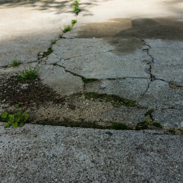 Image showing a damaged concrete slab in need of repair.