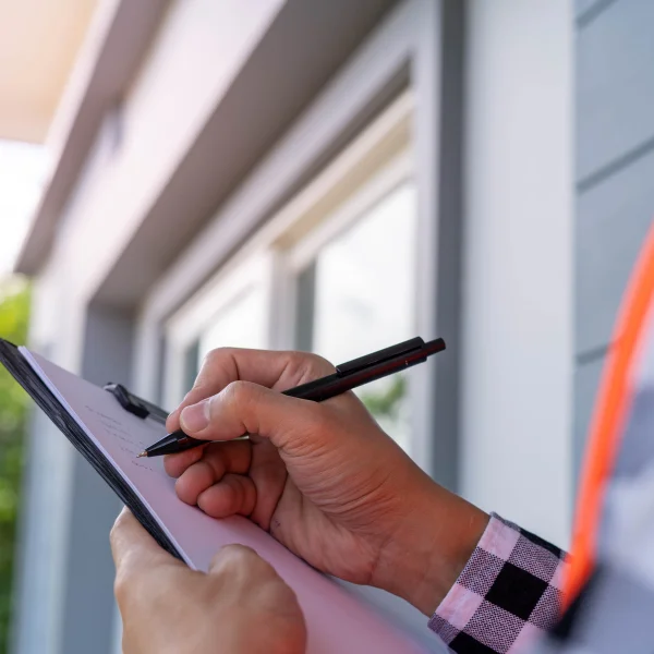 An image showing a home inspection in progress.